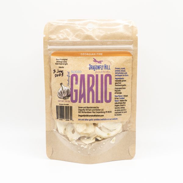 Sliced Georgian Fire Garlic Refill Bag 3
